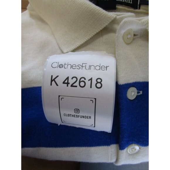 VINTAGE Ralph Lauren Polo Shirt Large White 90s Pullover Golf Pony * - Picture 15 of 15